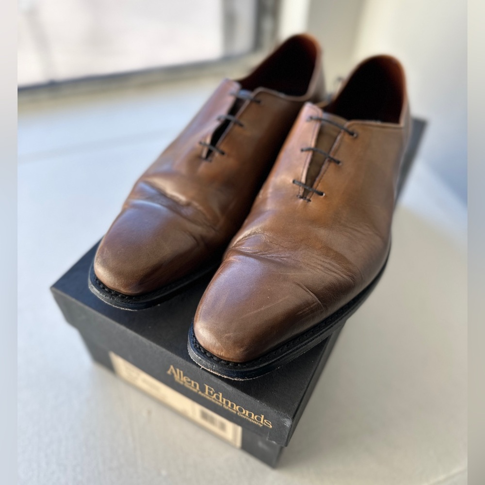 Allen Edmonds Hanover Wholecut Oxford - Brown - Men’s - 10.5